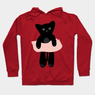 Cute bbaby black cat Hoodie